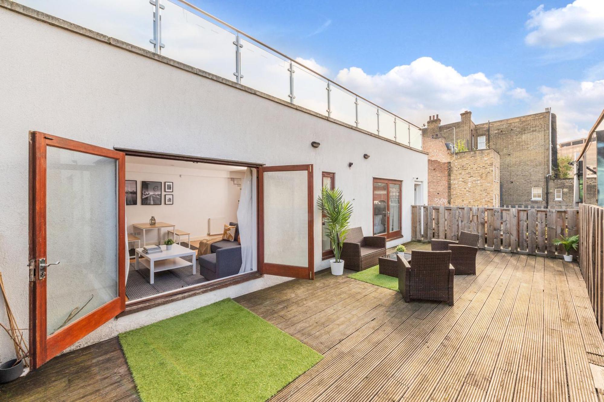 London Waterloo Apartment With Large Private Terrace - View Of The London Eye - 1 Bedroom 1 Bath Ngoại thất bức ảnh