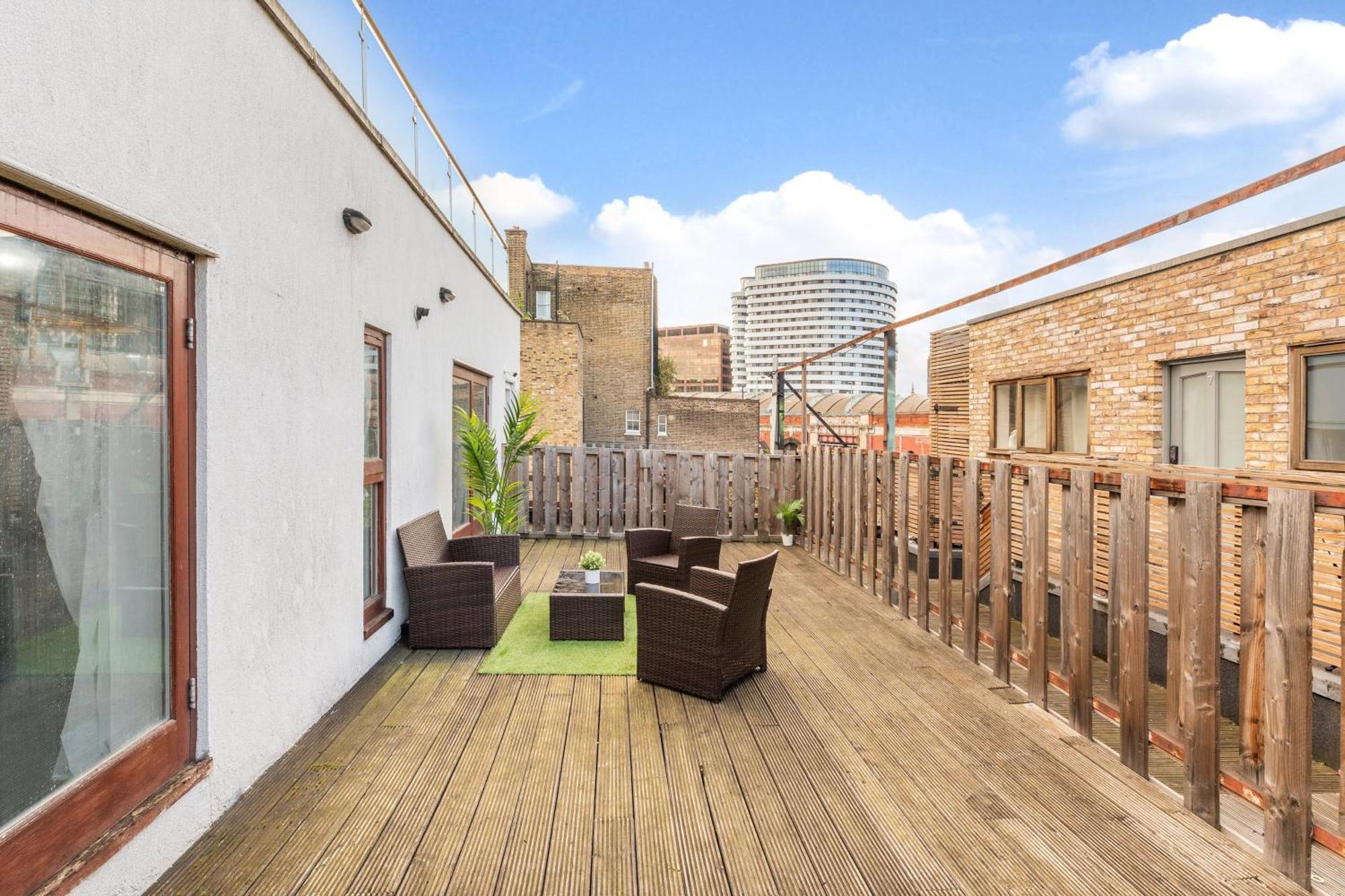 London Waterloo Apartment With Large Private Terrace - View Of The London Eye - 1 Bedroom 1 Bath Ngoại thất bức ảnh